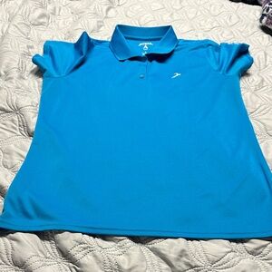 Women's Blue Golf Polo Shirt